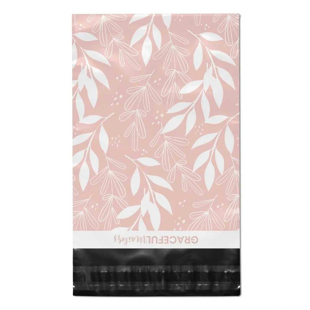 Pink Floral Poly Mailers 10x13 Inch 100 Pack Shipping Supplies Fries Before Guys